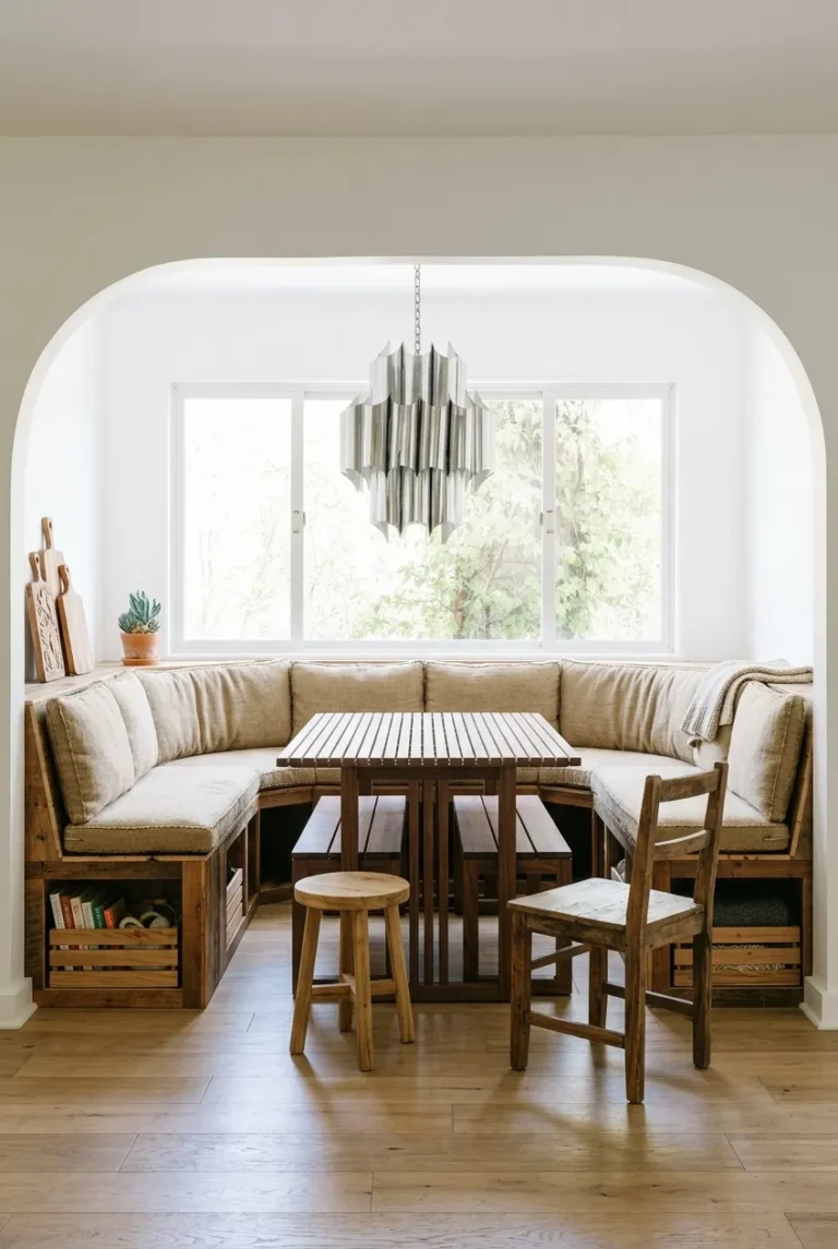 12 DIY Banquette Seating Ideas That Add Style and Smart Storage