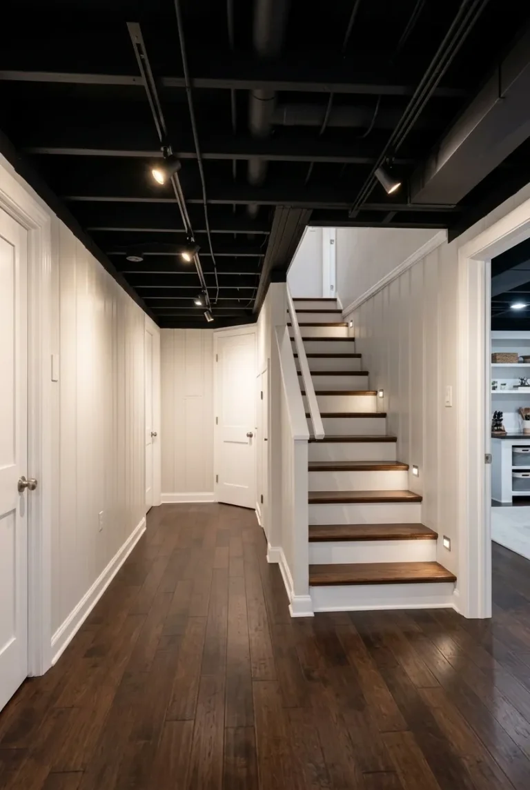 Painted Exposed Basement Ceiling: A Stylish & Practical Guide