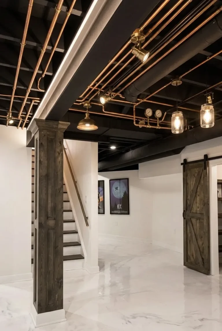 20 Best Exposed Basement Ceiling Ideas for a Modern Industrial Look