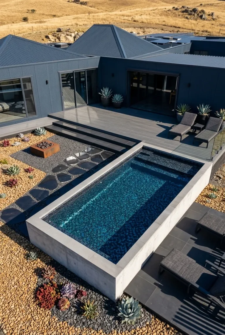 Sleek In-Ground Plunge Pool
